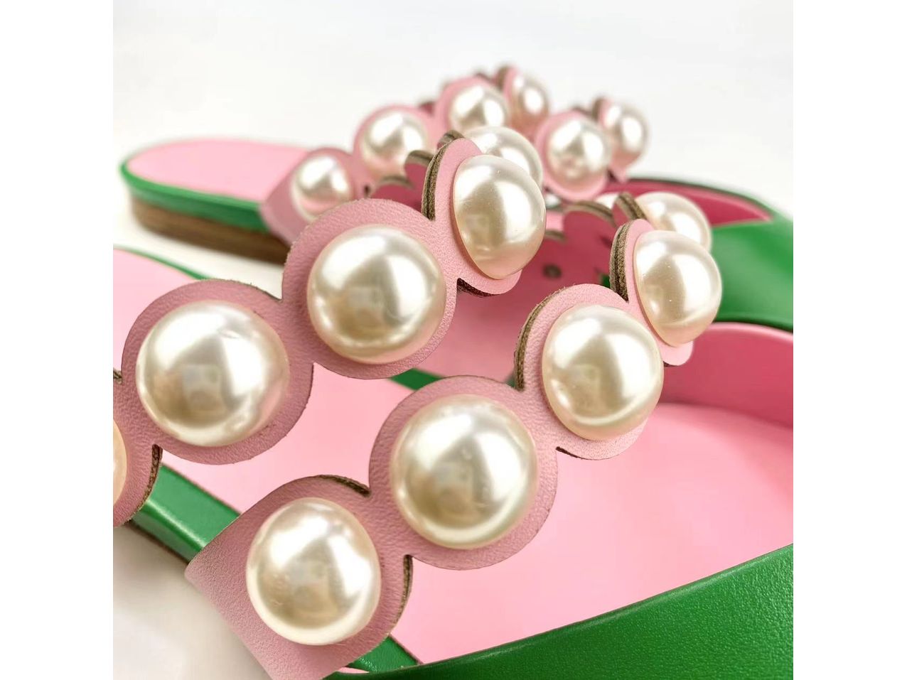 Pearl Luxe Pointed-Toe Mule