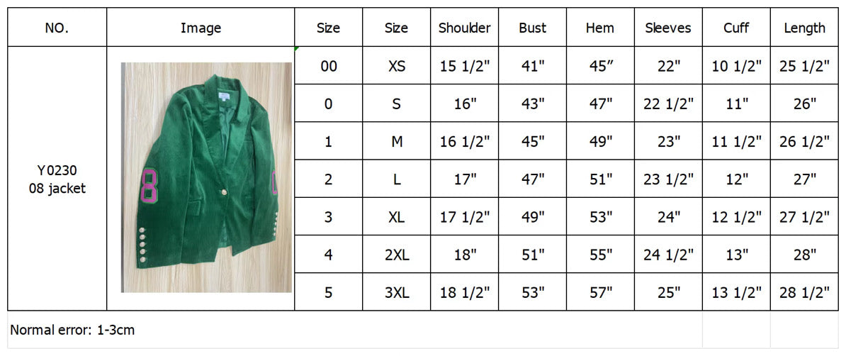 Pre Order The Ultimate 08 Blazer or Jumpsuit