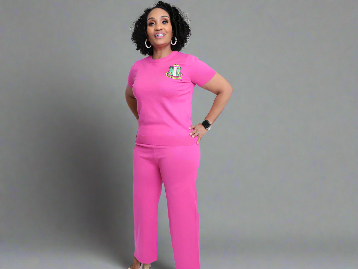 2pc Knit Pant Suit