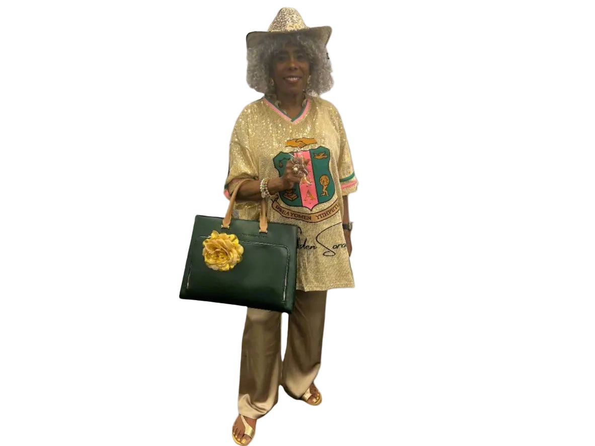 Golden Soror Signature Sequin Jersey