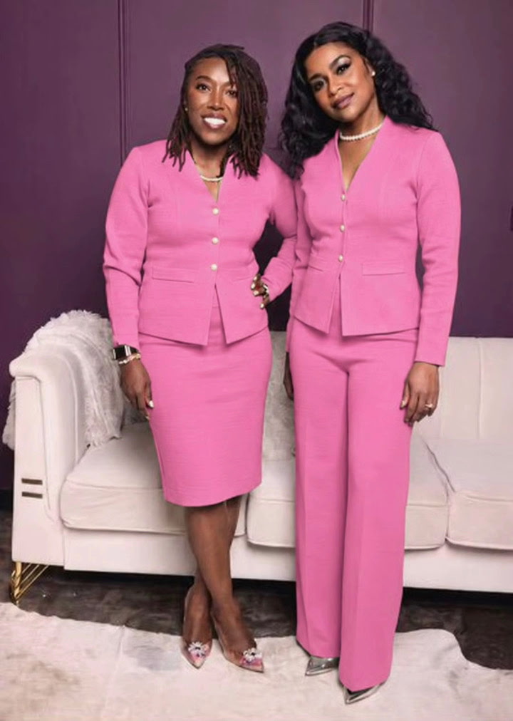 The Perfect PInk Knit Set