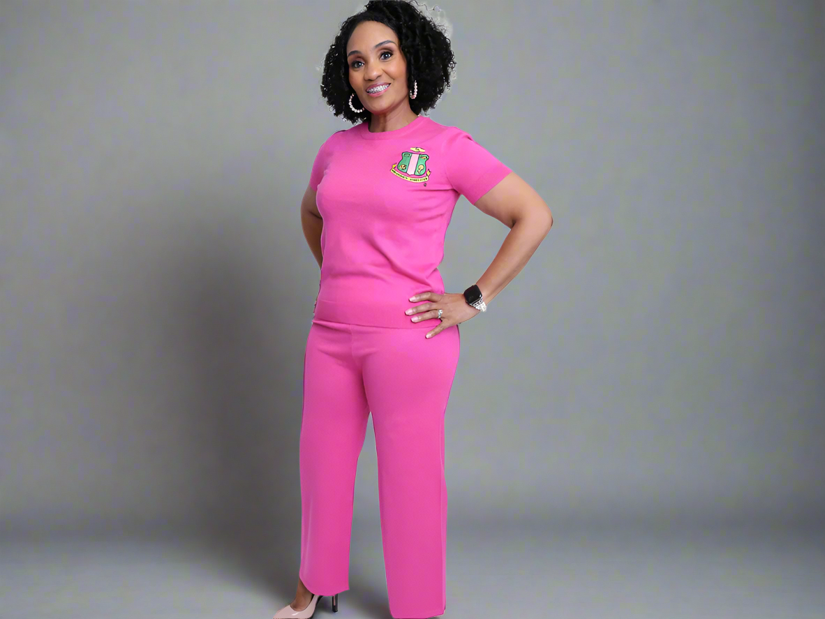 2pc Knit Pant Suit
