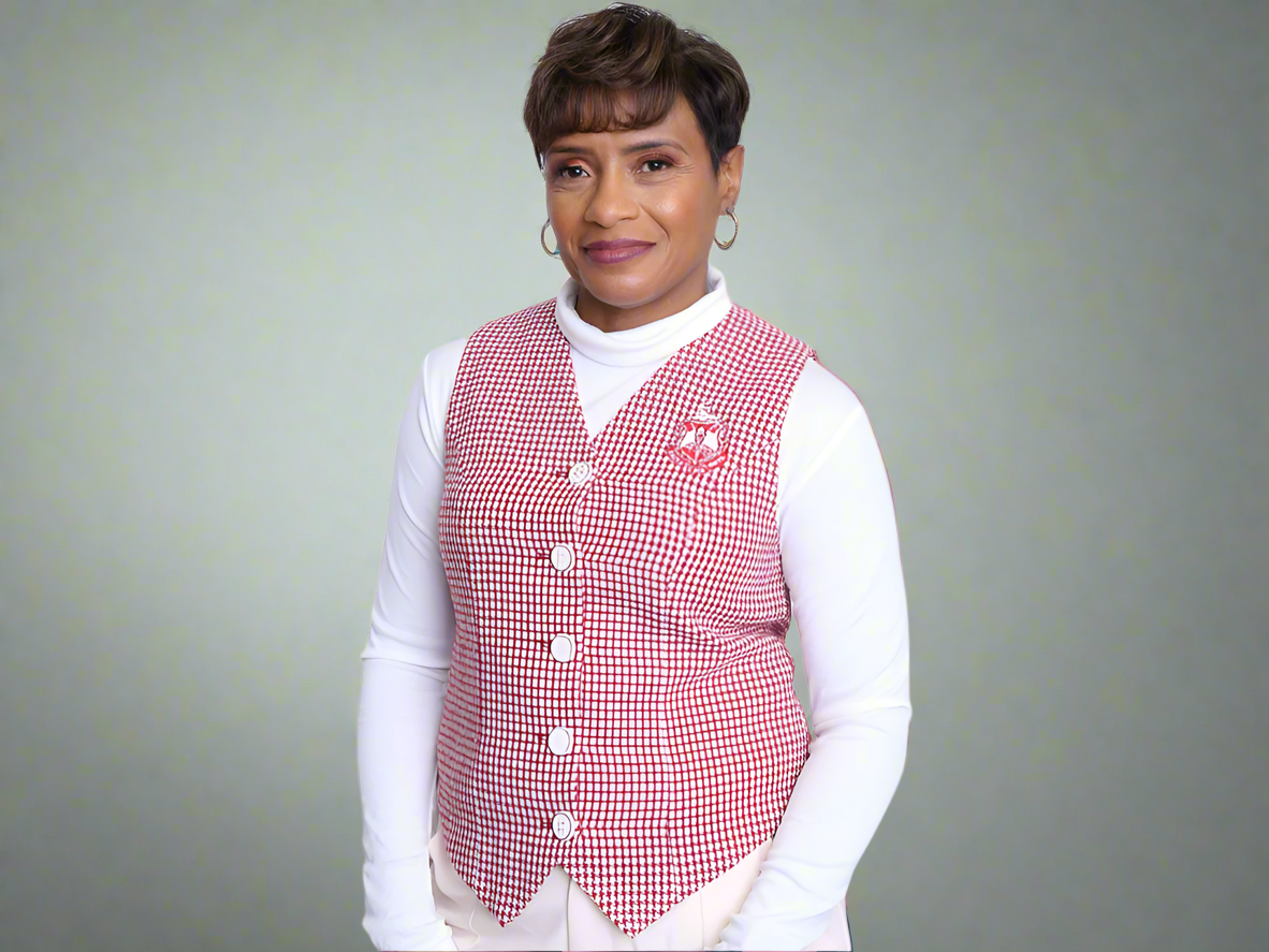 DST Houndstooth Vest
