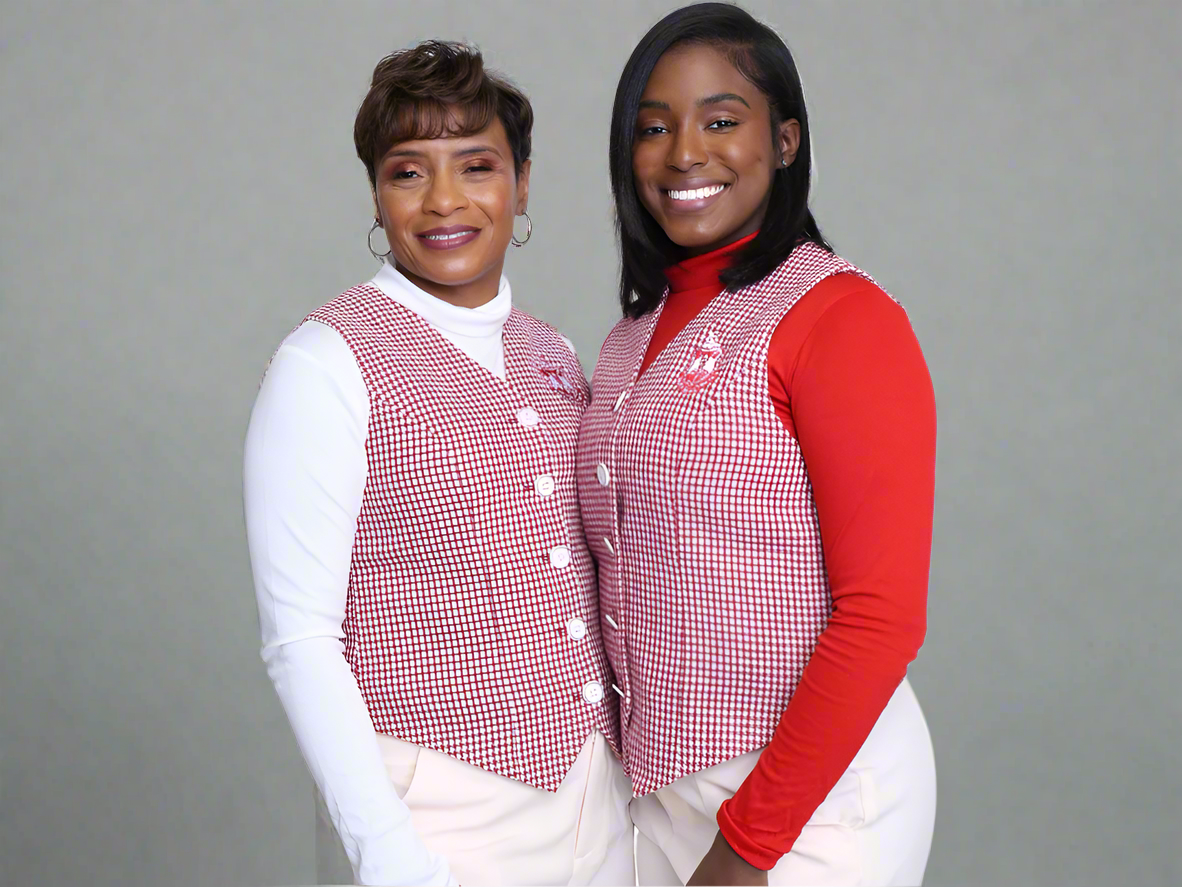 DST Houndstooth Vest