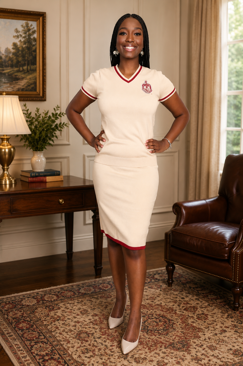 Crimson & Cream Heritage Knit Collection