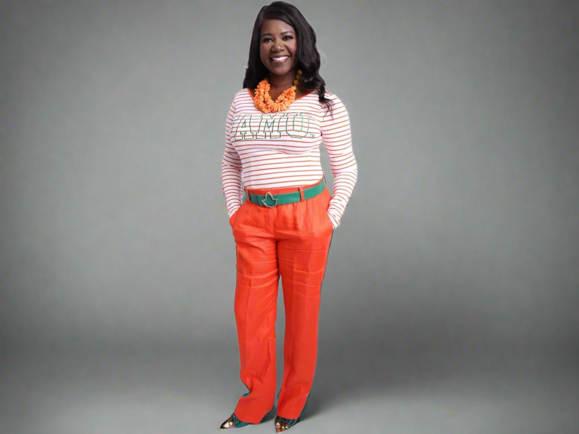 FAMU Stripped leotard