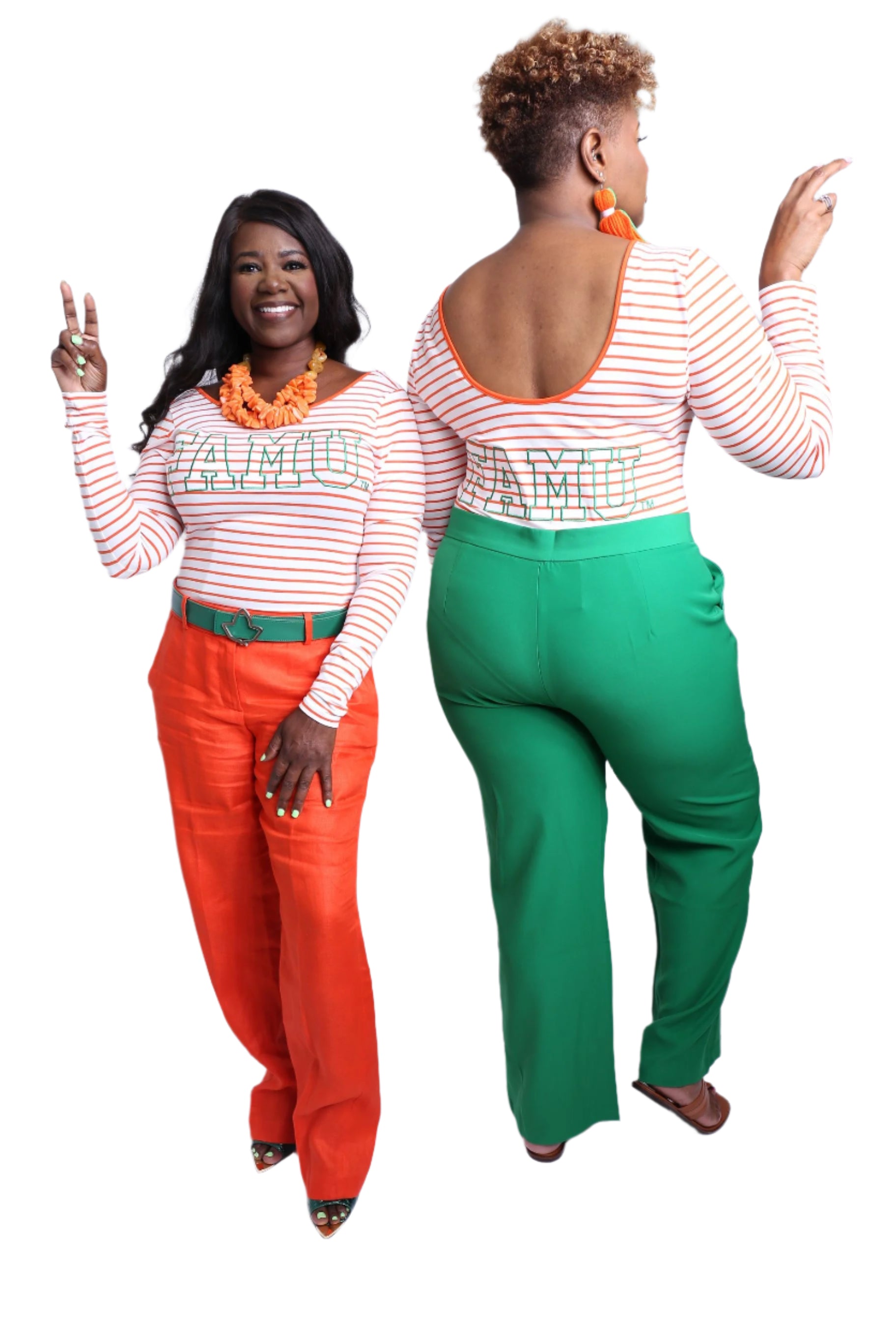 FAMU Stripped Bodysuit