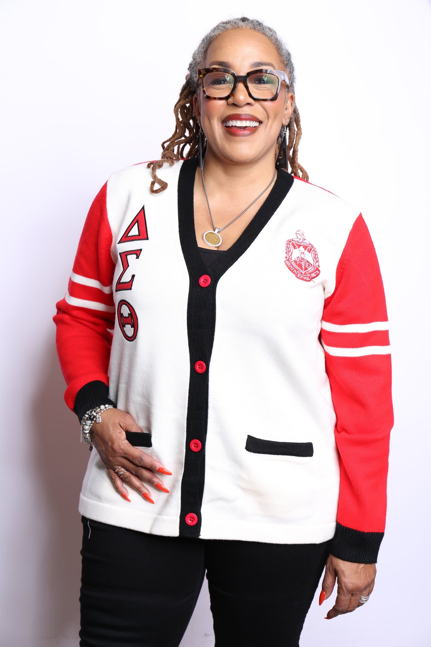 DST Colorblock Cardigan-SALE