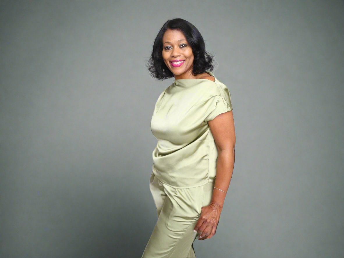 Asymmetrical 2 pc Satin Pant set