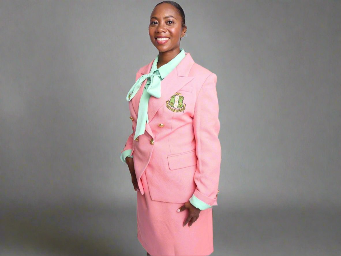 The Salmon Pink Tweed Jacket