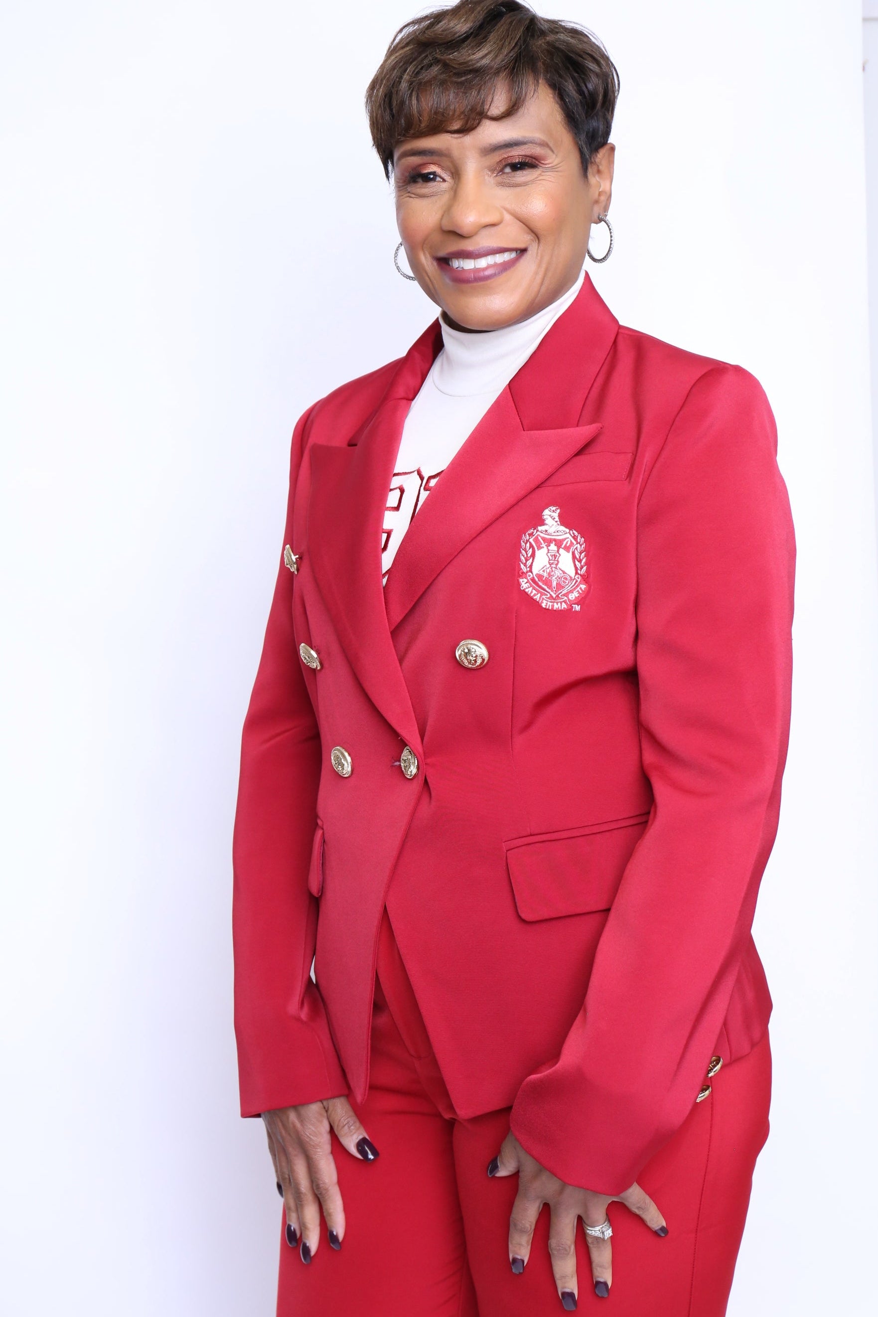 The Signature Crimson Blazer or Pants