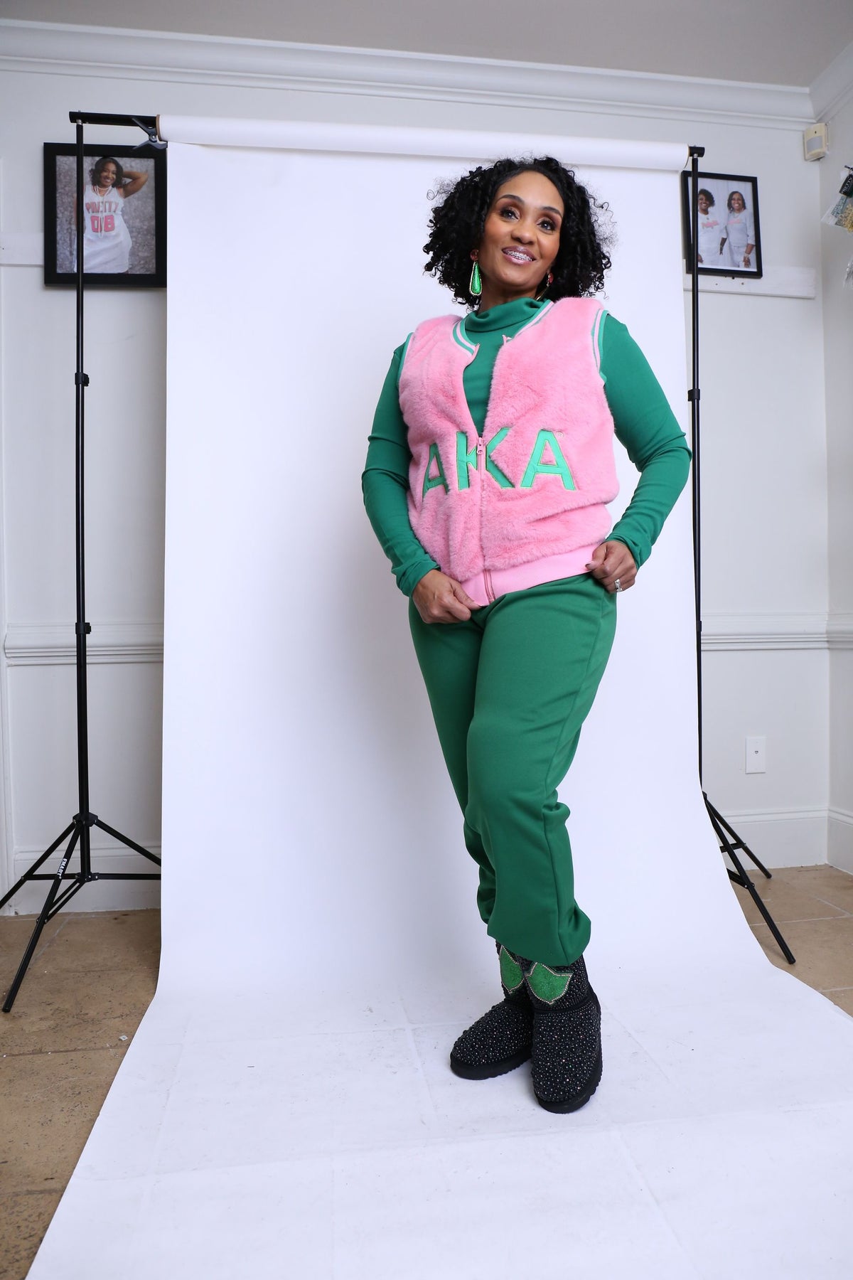 Faux Fur Pink Vest