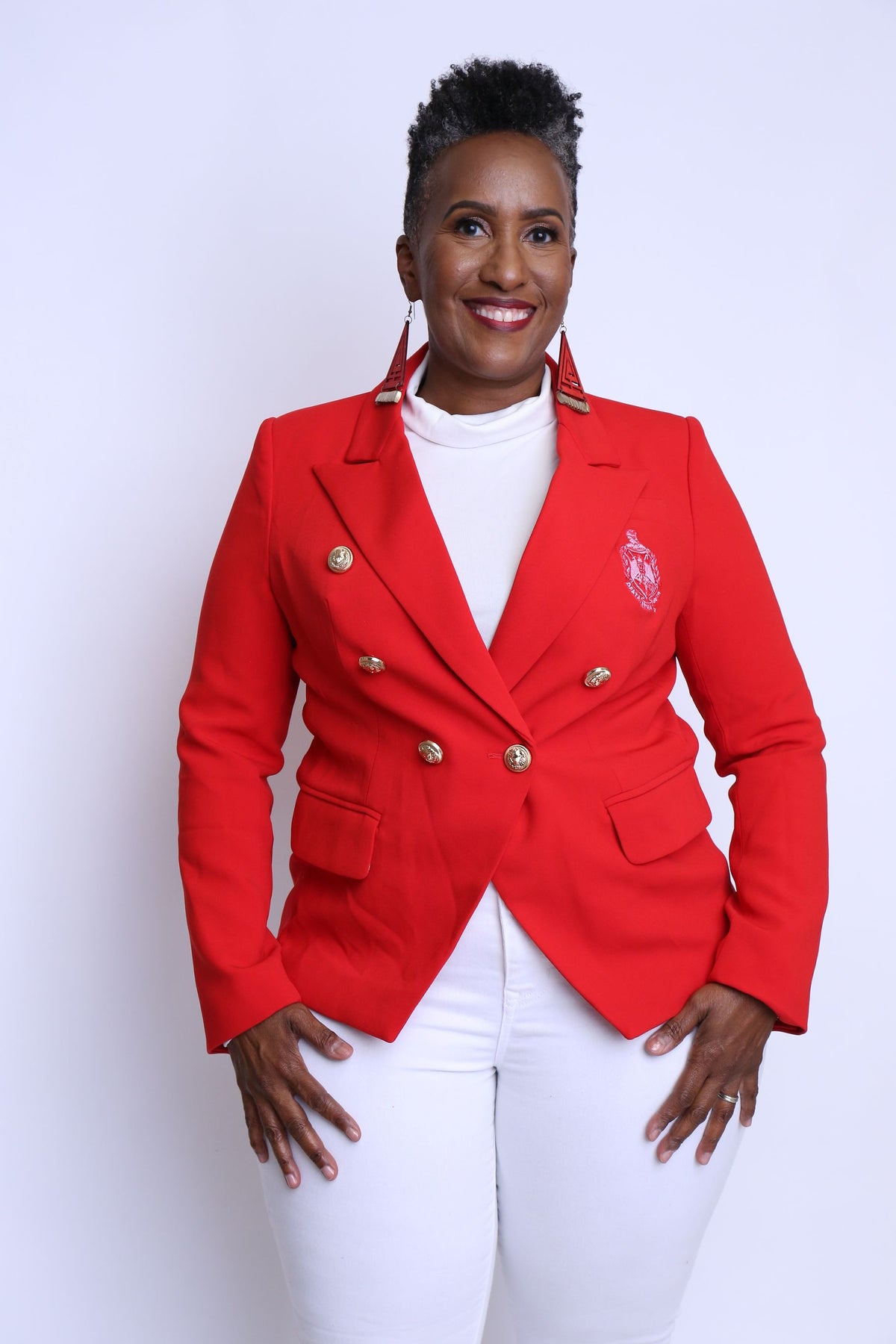 The Perfect Red Blazer