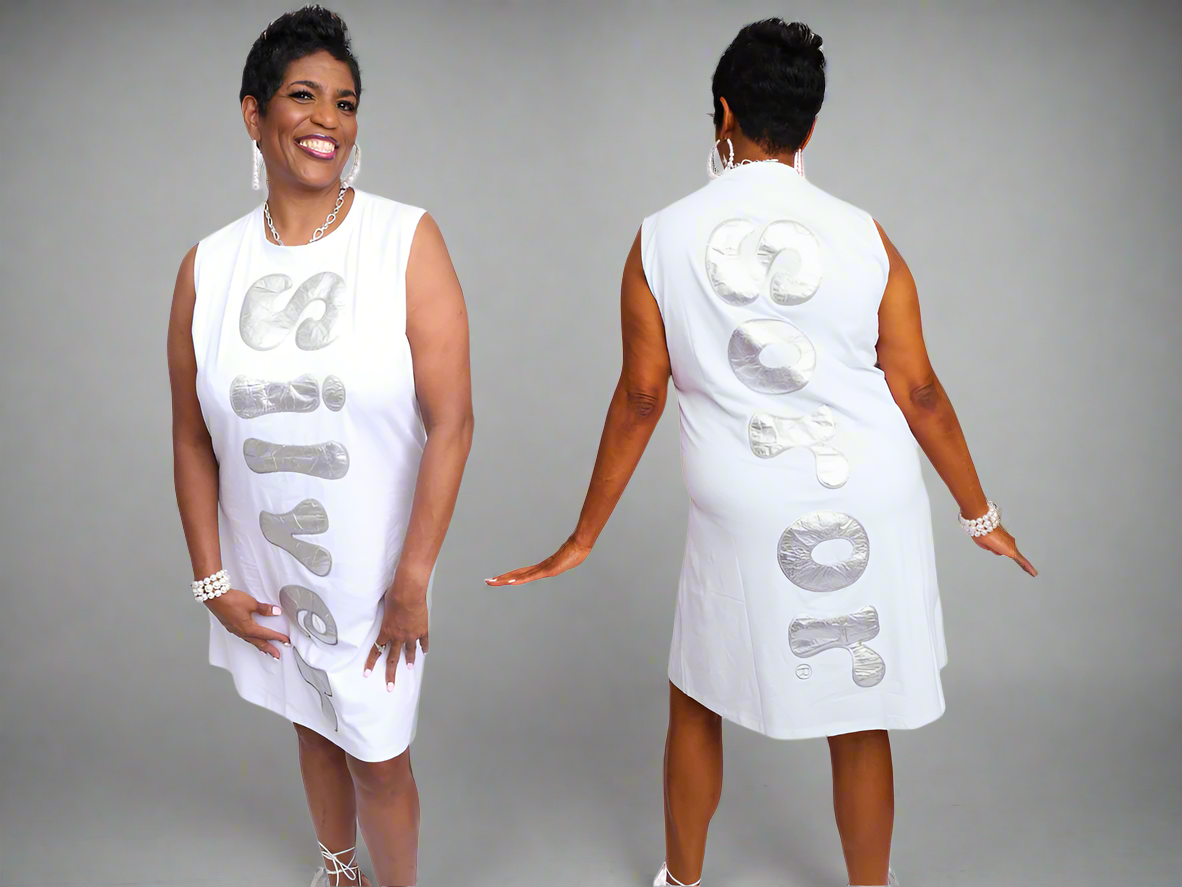 The Perfect Dress: AKA, Silver Soror or Pretty Girl