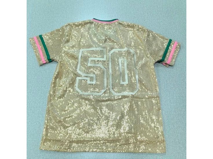 Golden Soror Sequin Jersey