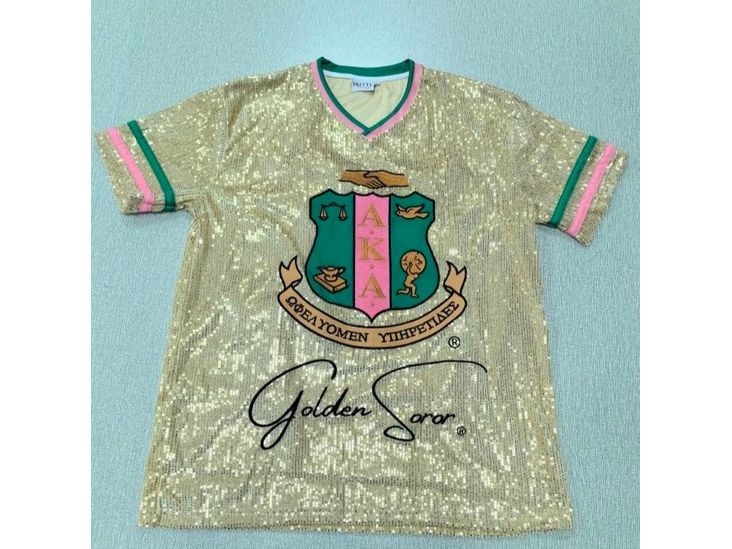 Golden Soror Sequin Jersey