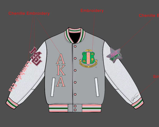 ETA LAMBDA Silver Bomber Jacket