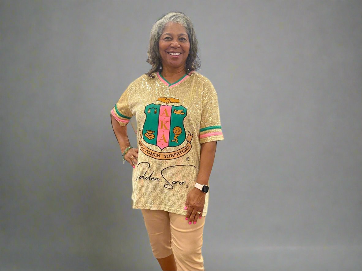 Golden Soror Sequin Jersey