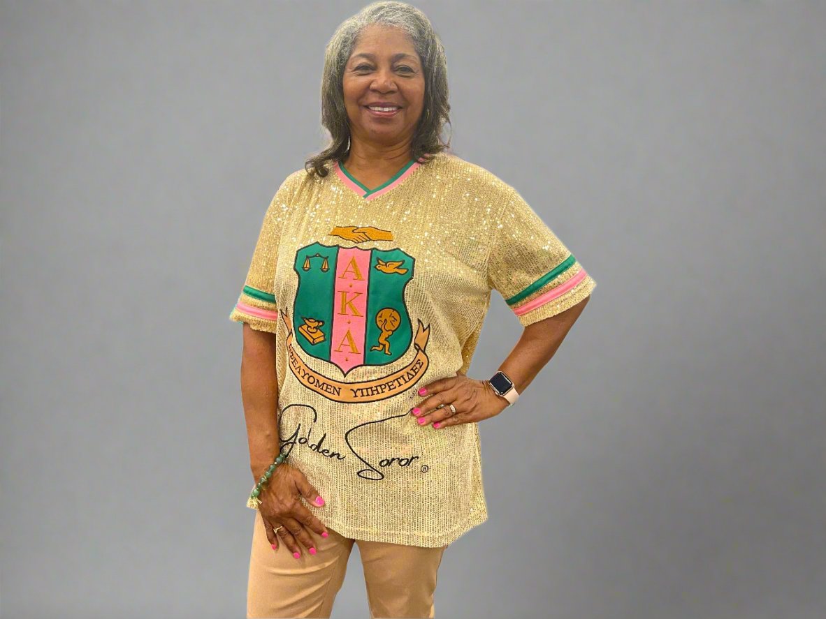 Golden Soror Sequin Jersey