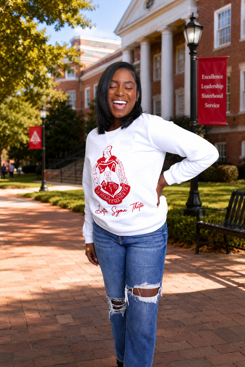 DST Crest Chenille Sweatshirt