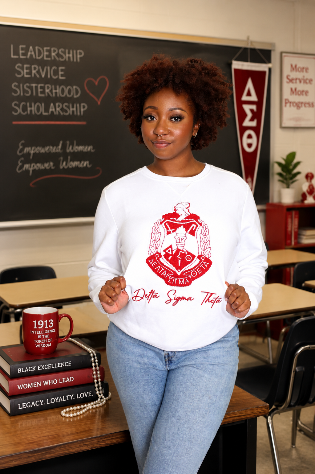 DST Crest Chenille Sweatshirt
