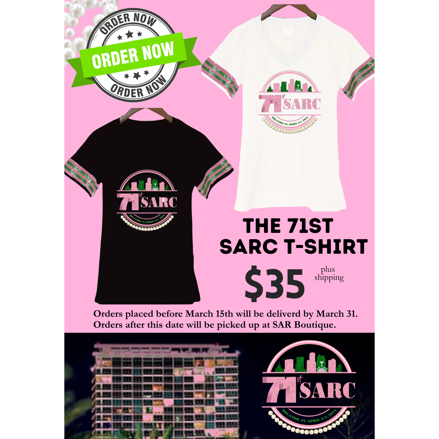 Pre-Order 71st South Atlantic Regional Conference T-shirt