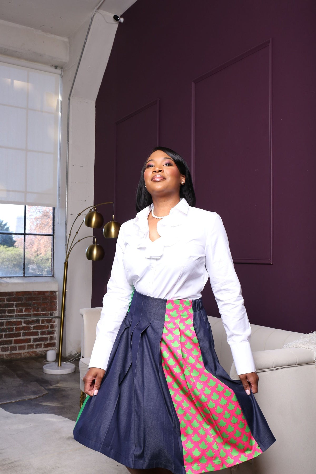 The Ivy Pleated Skirt