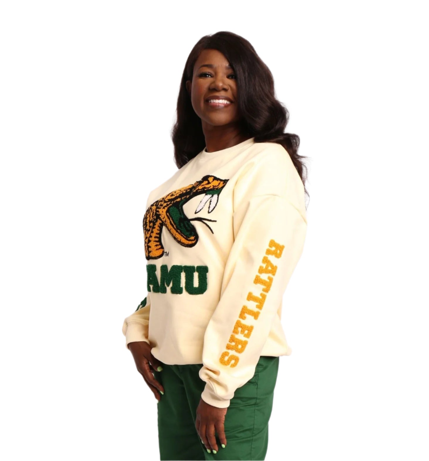 The Cream FAMU Sweatshirt 1887 Rattler