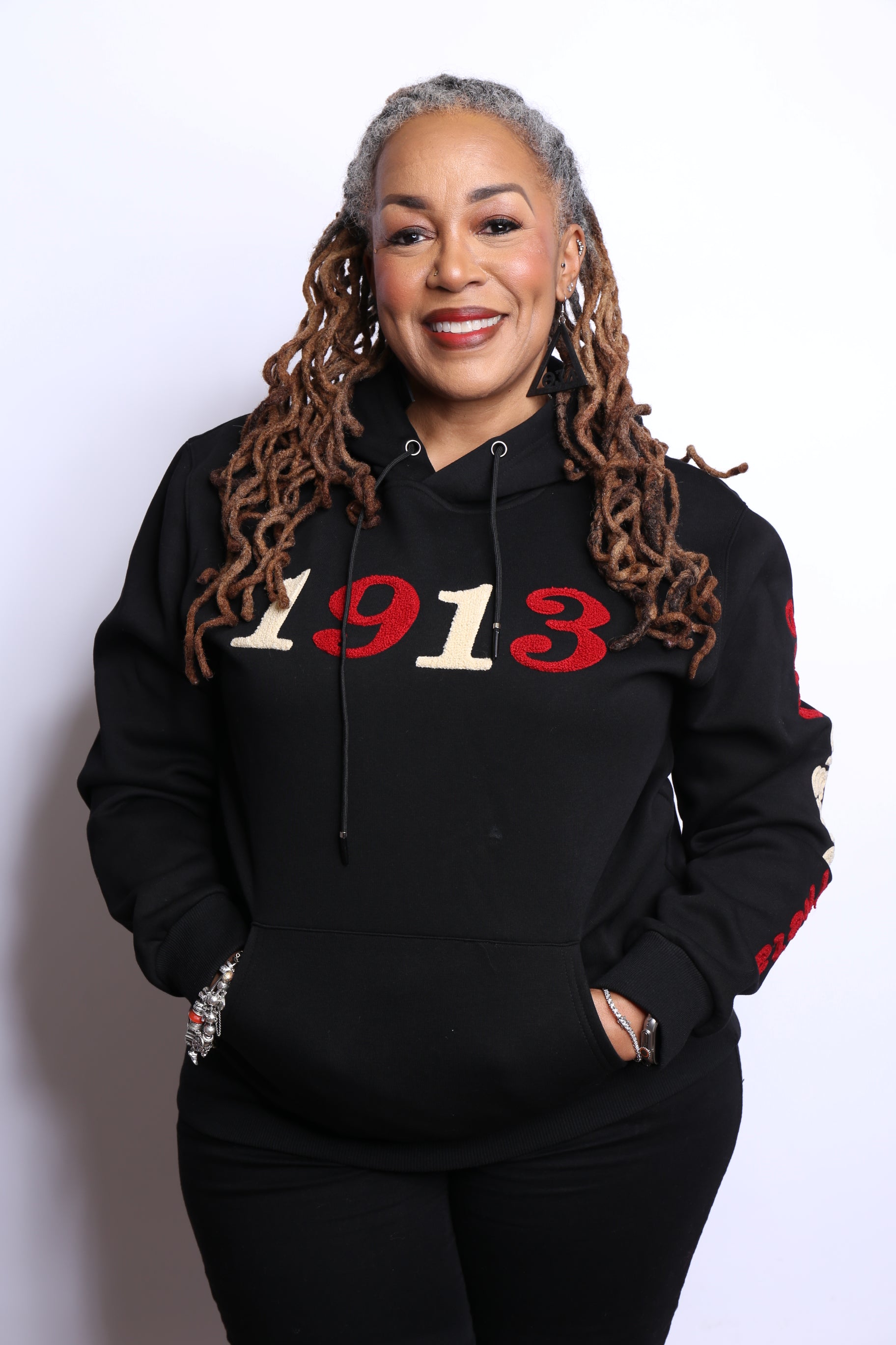 Delta Sigma Theta  1913 Chenille Hoodie