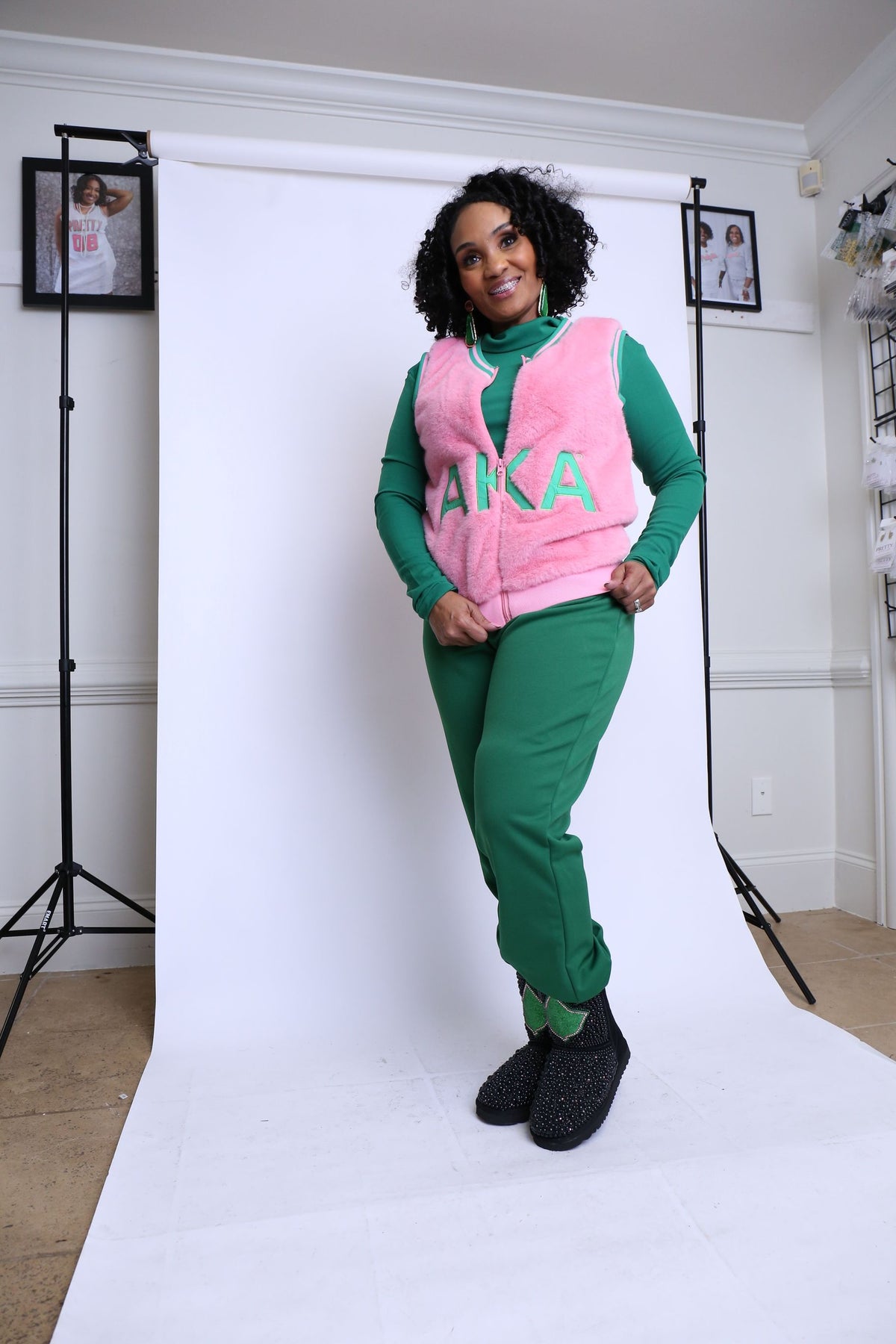 Faux Fur Pink Vest