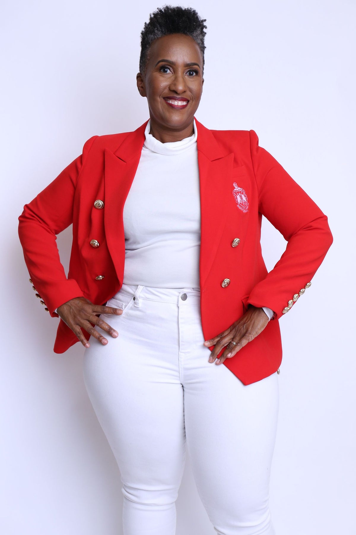 The Perfect Red Blazer