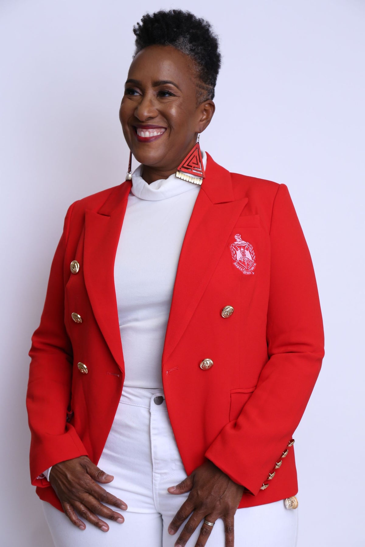 The Perfect Red Blazer