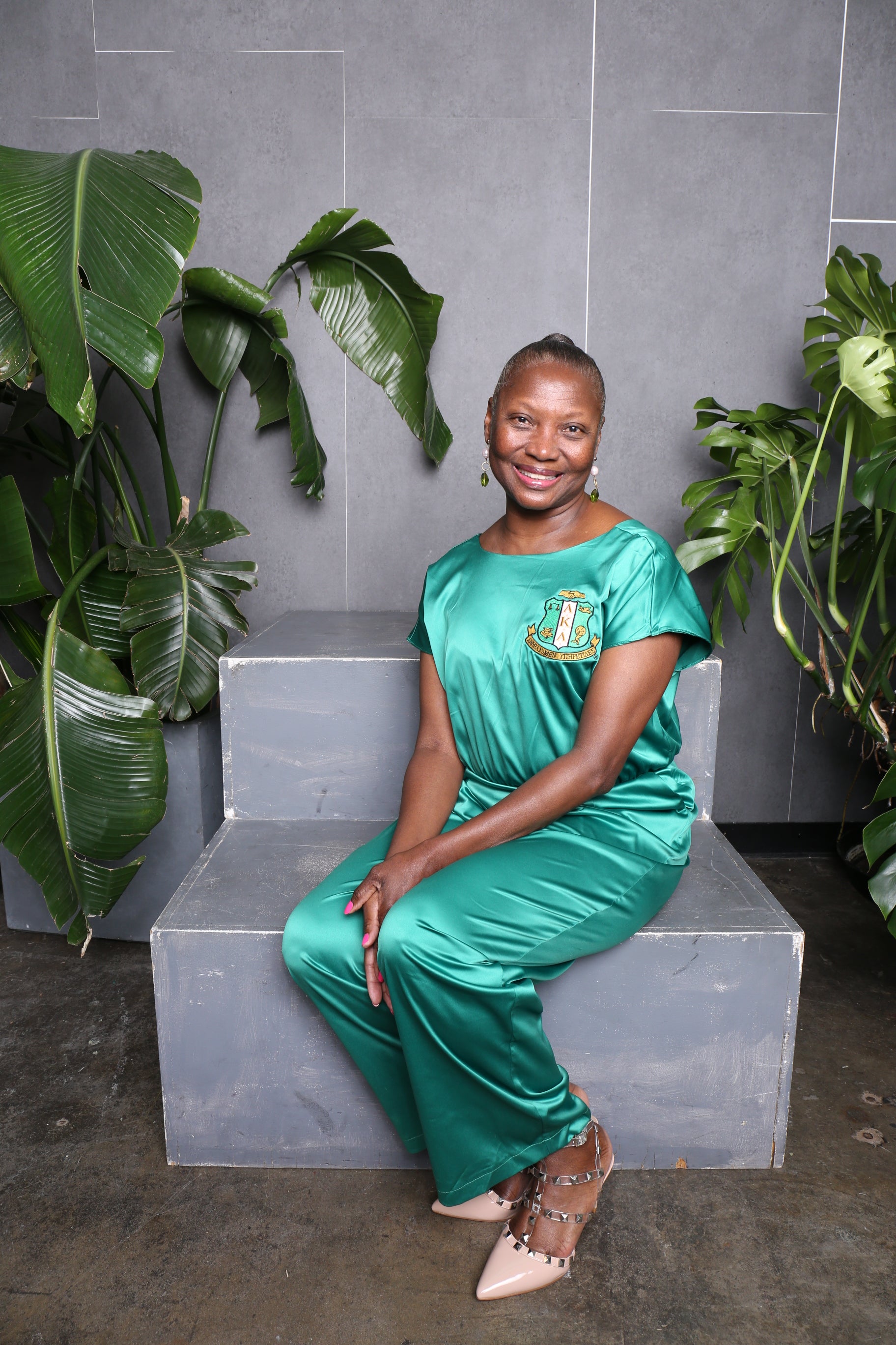 Emerald Luxe Satin Jumpsuit
