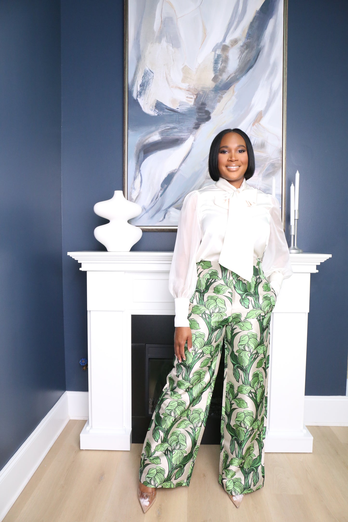 Verdant Muse Statement Pant