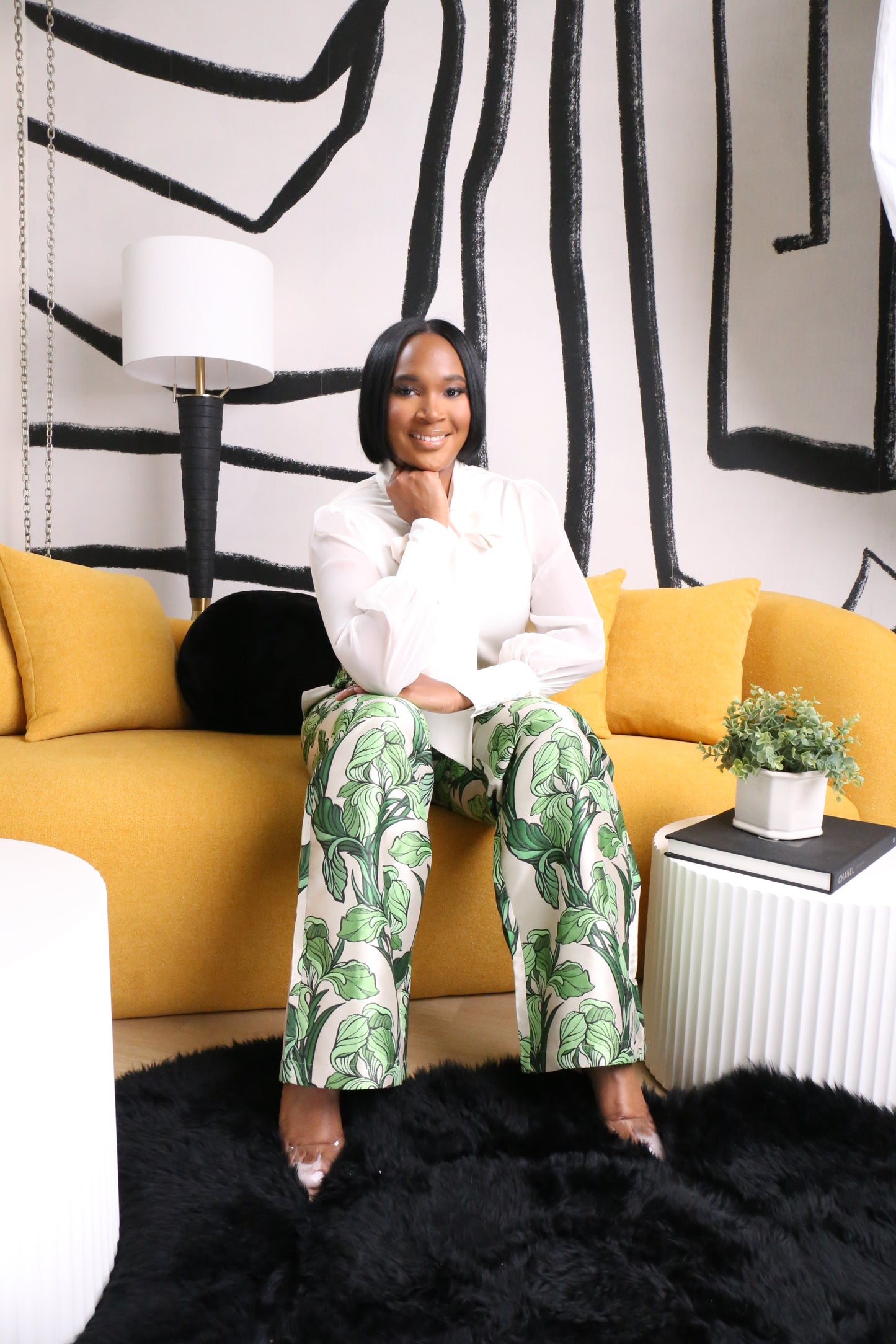 Verdant Muse Statement Pant